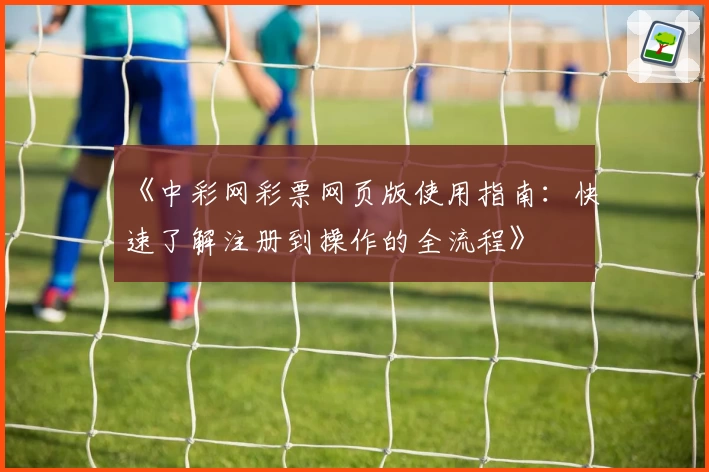 《中彩网彩票网页版使用指南：快速了解注册到操作的全流程》